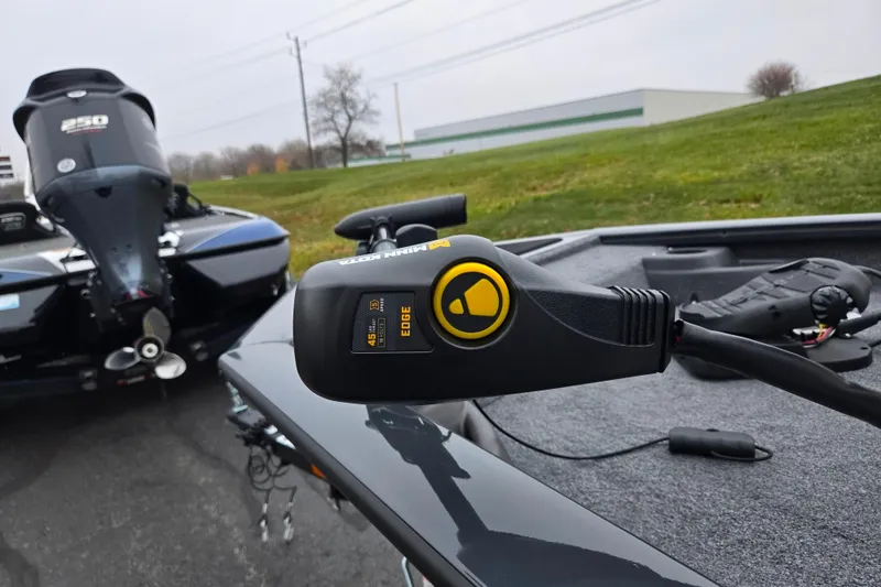 Slide: The Image of 2022 Tracker Pro Team 175 TF boat with Minn Kota Edge trolling motor. - 5