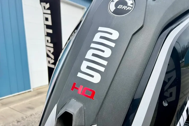 Slide: The Image of Close-up of 2017 Ranger Z519 with BRP logo and Raptor branding. - 10