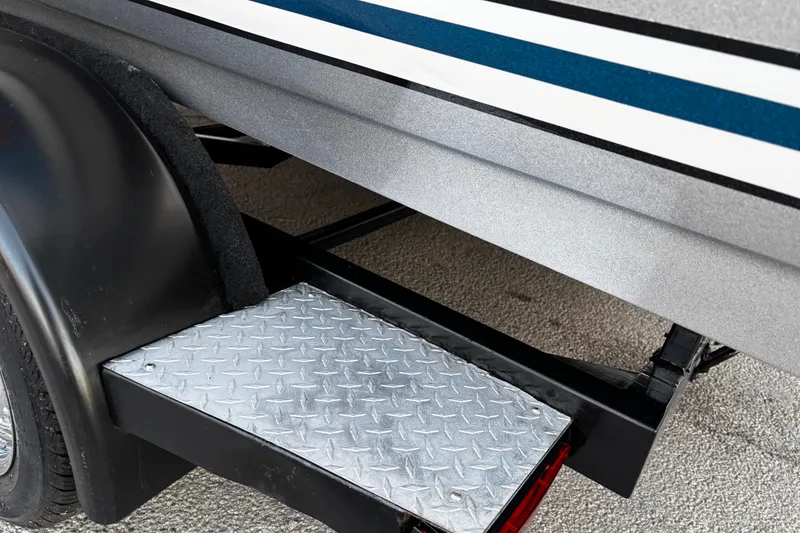 Slide: The Image of Open storage compartment of a 2014 Skeeter ZX20 boat. - 33
