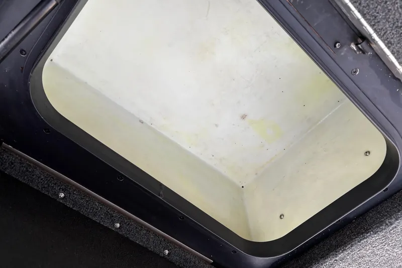 Slide: The Image of Humminbird Helix 9 GPS on 2014 Skeeter ZX20 boat, displaying lake navigation map. - 49