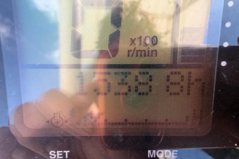 Slide: The Image of 2015 Pathfinder 2200 TRS boat control panel with open access door. - 29