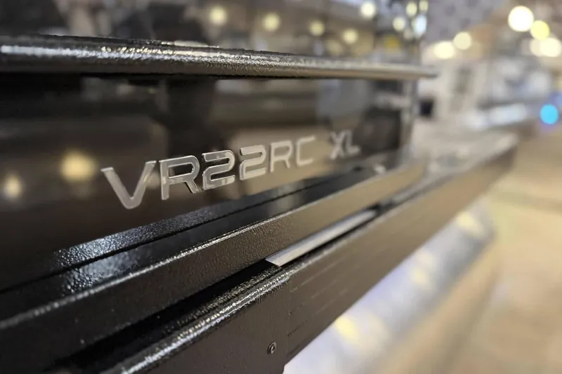 Slide: The Image of 2025 Veranda Relax VR 22 RC XL boat detail with sleek design. - 5
