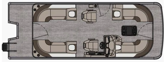 Slide: The Image of Avalon LSZ 23' Quad Lounge Triple-Toon 2026 - 3