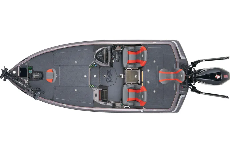 Slide: The Image of 2026 Ranger Z519R boat on trailer, parked outdoors on gravel. - 4