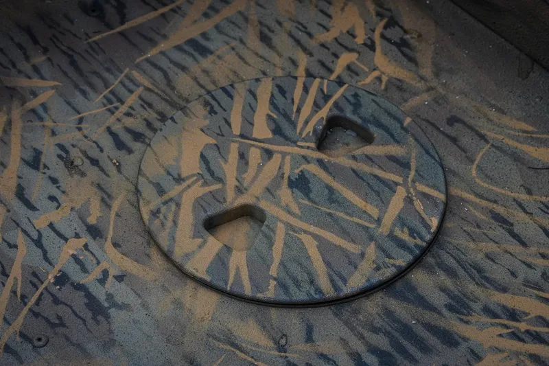 Slide: The Image of Camouflage pattern on G3 Sportsman 2100, 2026 model, featuring circular hatch design. - 20