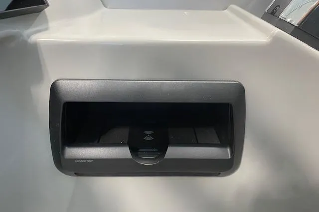 Slide: The Image of Charging station on 2026 Bentley Pontoons Legacy 243 Navigator boat dashboard. - 8