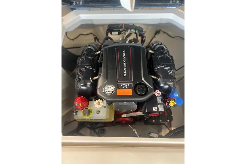 Slide: The Image of Volvo Penta 250 V6 engine in 2025 Chaparral 23 Surf boat. - 17