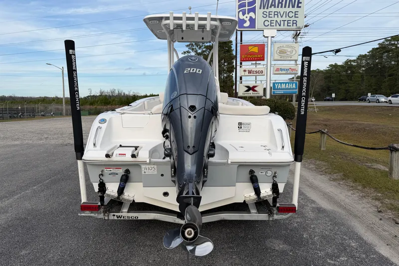 Slide: The Image of 2024 Sea Hunt Ultra 229 boat with Yamaha 200 engine at Marine Service Center. - 8