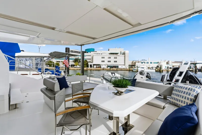 Slide: The Image of Modern bathroom interior on 2025 Leopard 53 Powercat yacht, featuring sleek design and fixtures. - 33