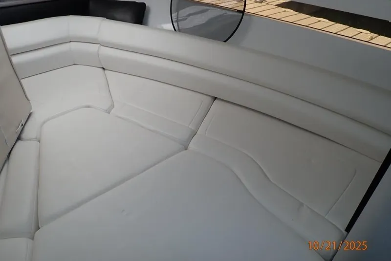 Slide: The Image of Microwave oven in 2021 Monterey 295 Sport Yacht kitchen area. - 12