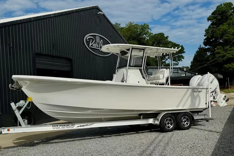 Slide: The Image of Manufacturer Provided Image: 2026 Pair Customs 24 Center Console DV Offshore on trailer. - 1