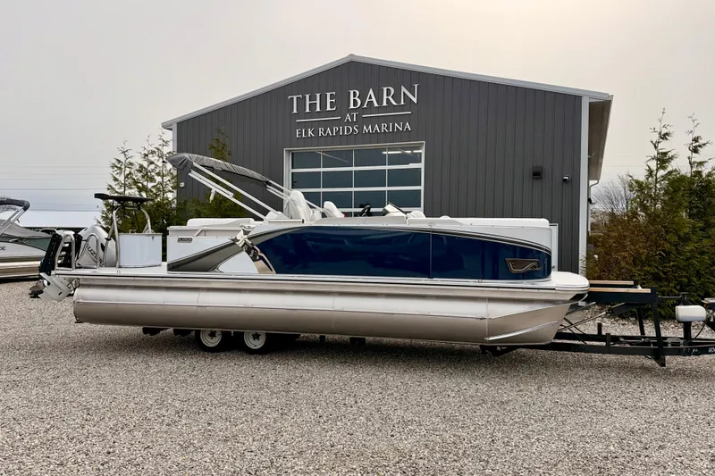 The Image of 2026 Tahoe Pontoon LTZ Quad Lounger at Elk Rapids Marina. - 3