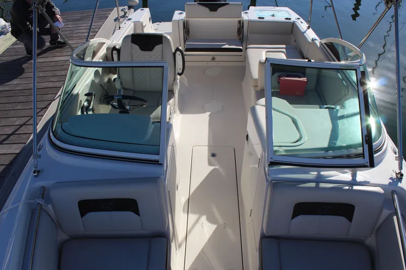 Slide: The Image of Interior of 2024 Sailfish 226DC boat at dock. - 25