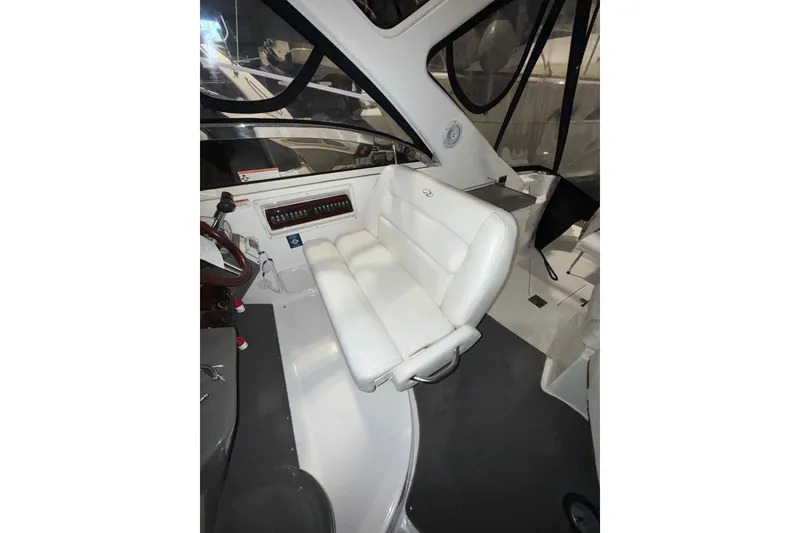 Slide: The Image of 2009 Regal Commodore 3760 IO dashboard with gauges and electronic display. - 9