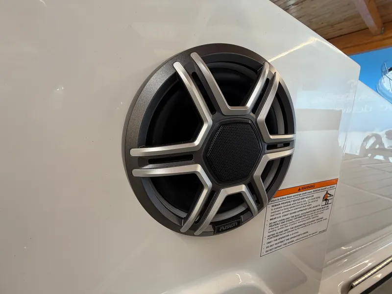 Slide: The Image of Speaker on a 2026 Sea Ray SPX 210 boat. - 32