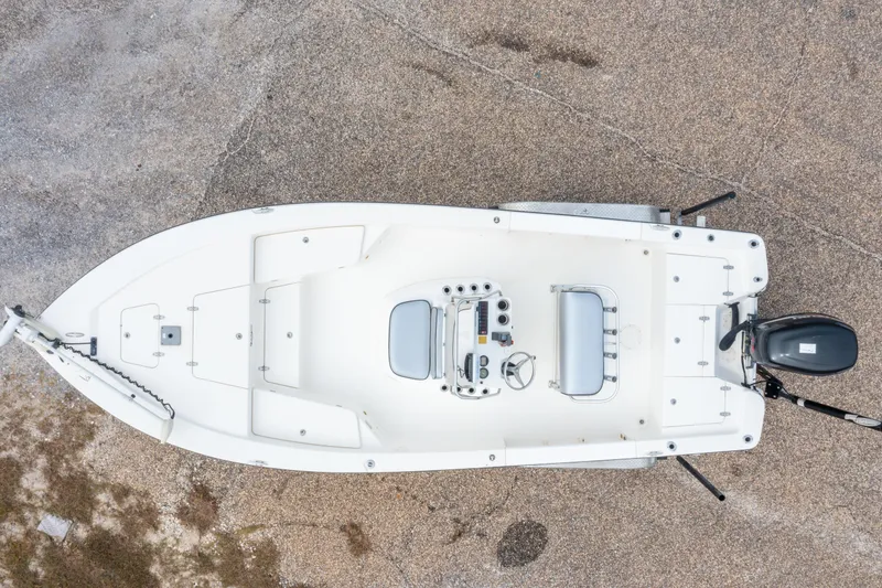 Slide: The Image of Aerial view of 2005 BlackJack 224 boat on concrete surface. - 7