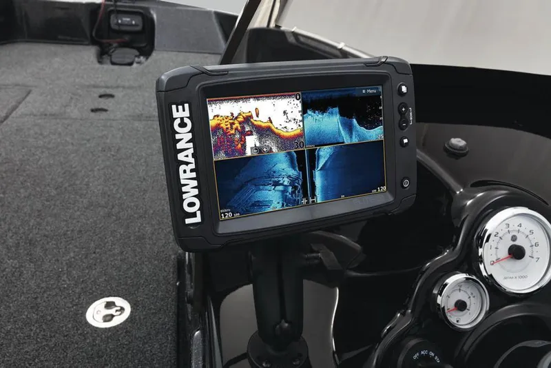 Slide: The Image of Kicker audio control panel in a 2020 Nitro ZV21 boat. - 17