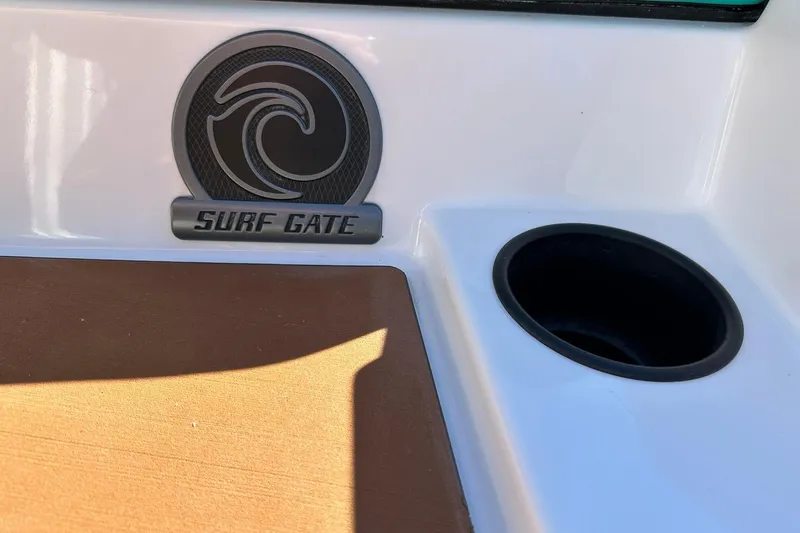 Slide: The Image of 2021 Axis A24 boat with Surf Gate feature and cup holder. - 54