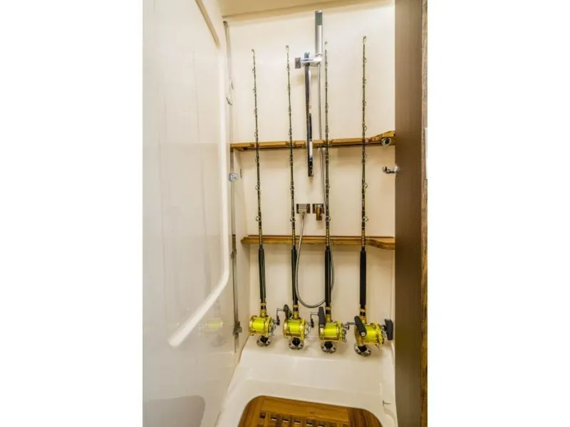 Slide: The Image of Fishing rod holder in Grady-White Canyon 456 boat, 2026 model. - 15
