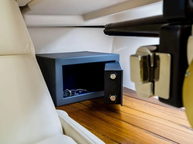 Slide: The Image of Safe compartment in Grady-White Canyon 456 boat, 2026 model. - 32