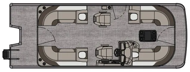 Slide: The Image of Avalon LSZ 23' Quad Lounge Triple-Toon 2026 - 3