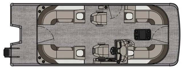Slide: The Image of Avalon LSZ 23' Quad Lounge Triple-Toon 2026 - 3
