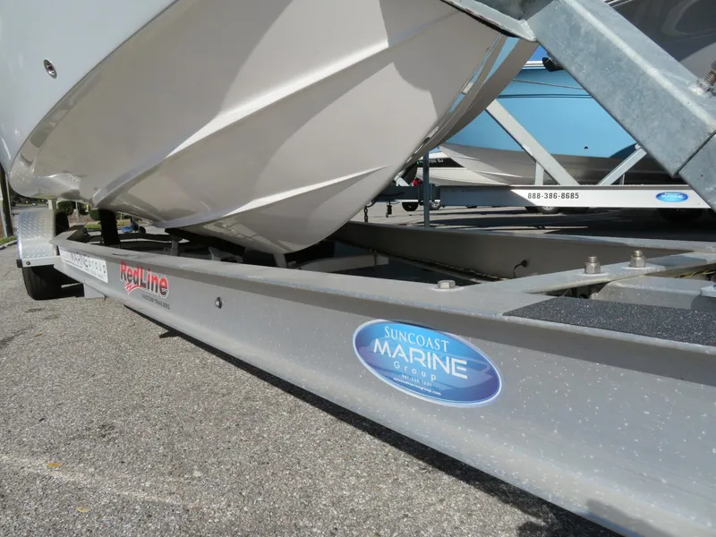 Slide: The Image of Sea Fox 268 Commander 2022 on a boat trailer. - 25