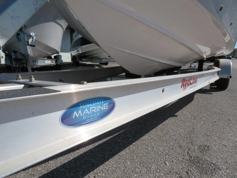 Slide: The Image of Sea Fox 268 Commander 2022 on a boat trailer. - 26