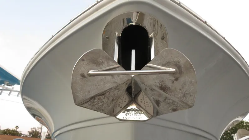 Slide: The Image of Close-up of anchor on a 2022 Sea Fox 268 Commander boat. - 27