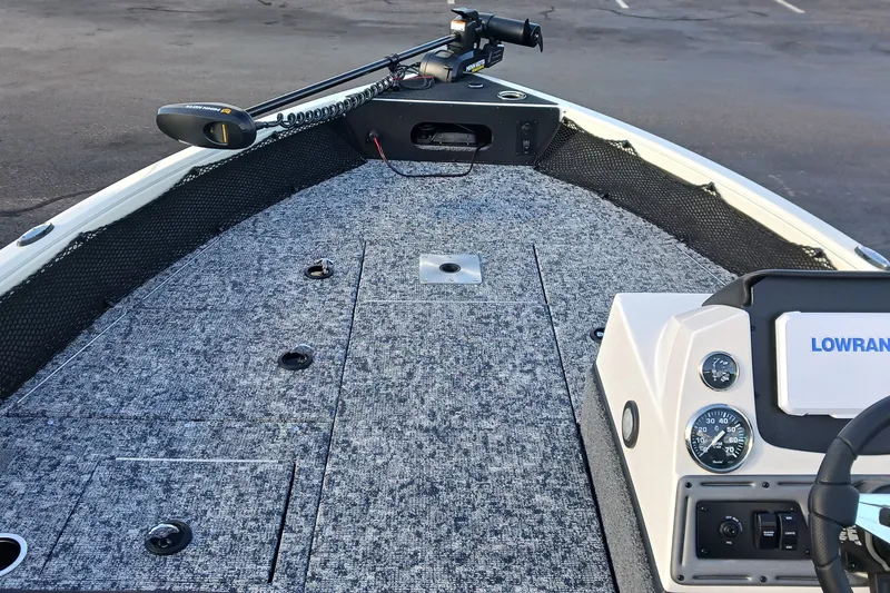 Slide: The Image of 2026 Ranger VS1682SC Angler boat interior with advanced navigation system and fishing equipment. - 9