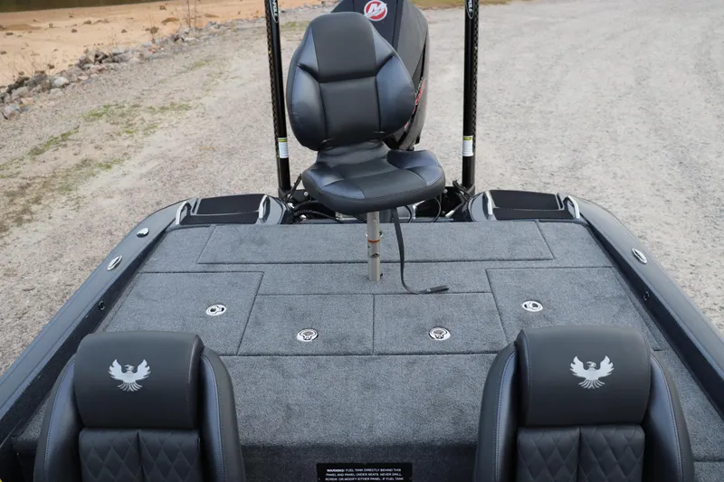 Slide: The Image of 2026 Phoenix 721 ZXL boat interior with cushioned seats and storage compartments. - 10