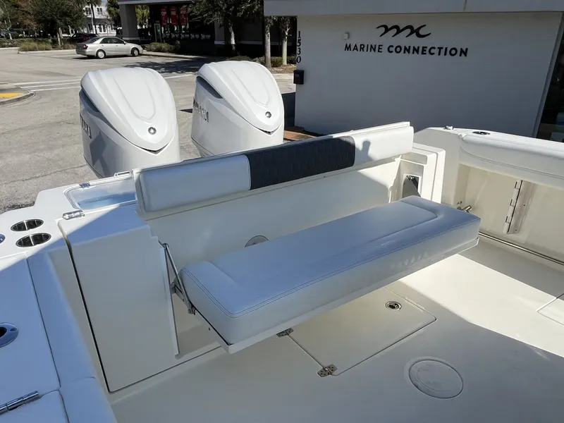 Slide: The Image of Cobia 320 Center Console 2026 - 27