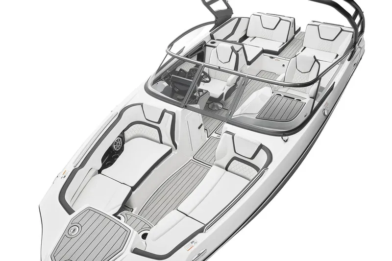 Slide: The Image of Manufacturer Provided Image: 2026 Yamaha Boats 252S, sleek design, spacious seating, modern interior, luxury watercraft. - 4