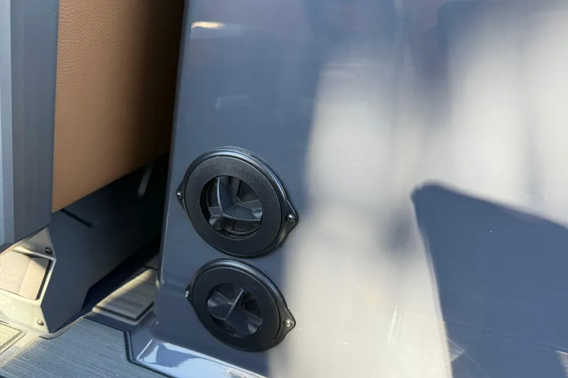 Slide: The Image of Interior detail of 2026 Supra SL 550, featuring dual air vents. - 39