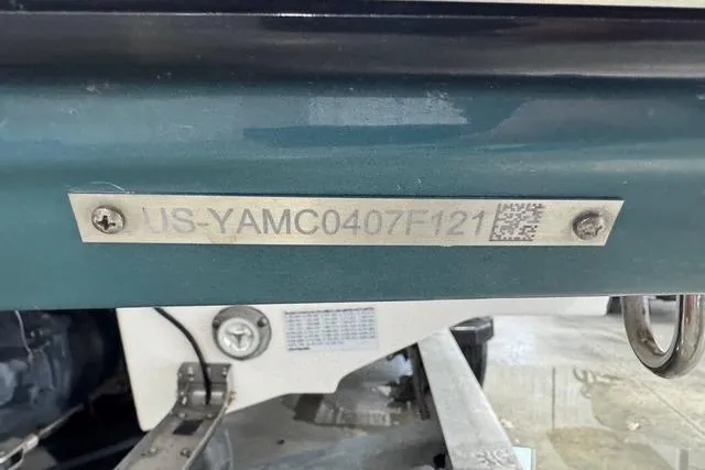 Slide: The Image of Yamaha Boats 2021 255 FSH Sport E hull identification number plate. - 14