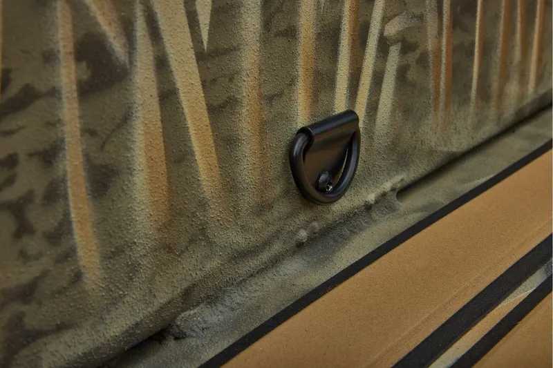 Slide: The Image of Close-up of Tracker Grizzly 1756 T Marsh 2026 interior. - 33