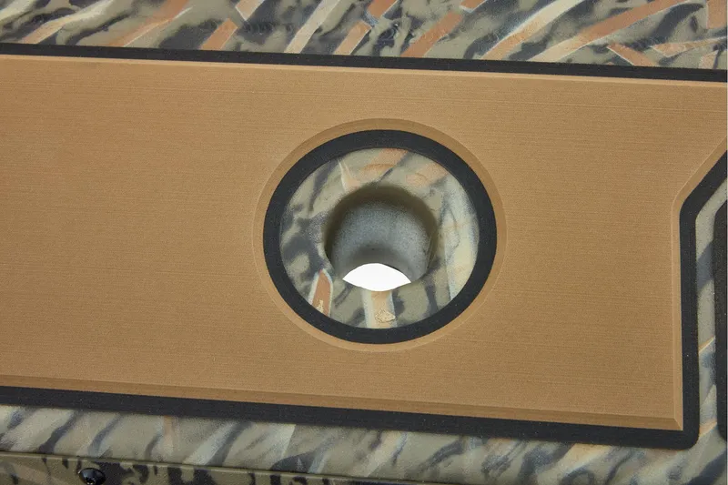 Slide: The Image of Close-up of Tracker Grizzly 1756 T Marsh 2026 boat design. - 43