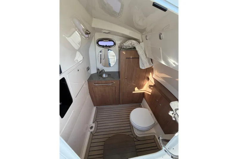 Slide: The Image of 2017 Boston Whaler 350 Outrage with Garmin radar at Hampton Watercraft & Marine. - 26