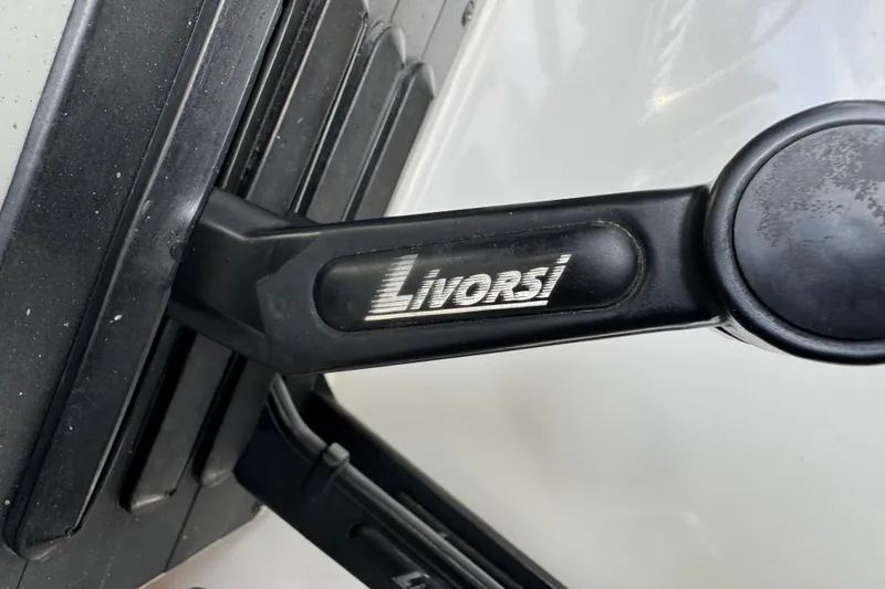 Slide: The Image of Close-up of Livorsi control lever on 2005 Formula 400 Super Sport boat. - 27
