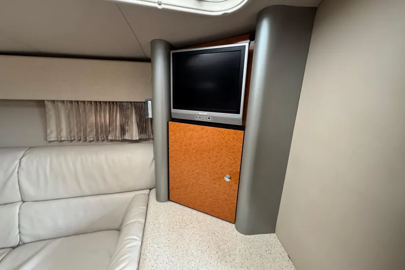 Slide: The Image of Interior of 2005 Formula 400 Super Sport with TV and leather seating. - 35