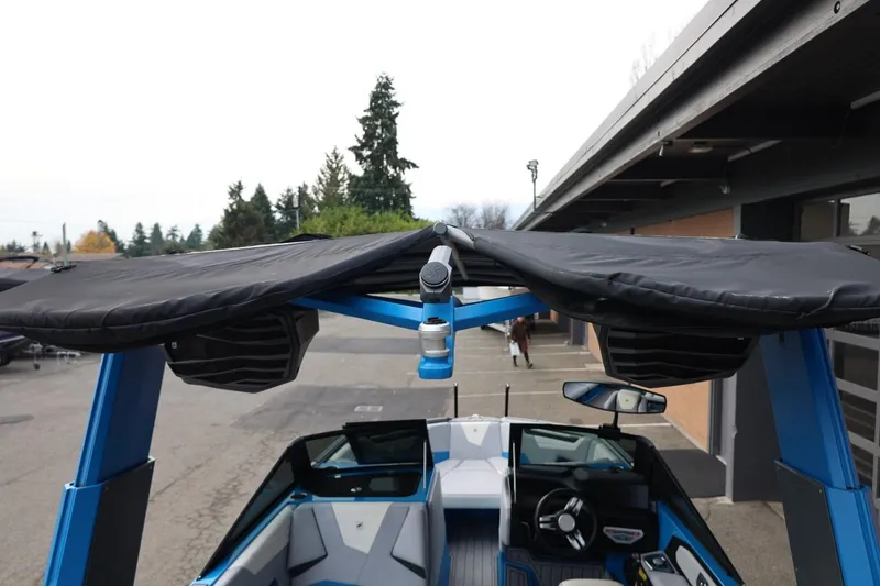 Slide: The Image of Engine of 2022 Nautique Super Air Nautique S23, featuring PCM marine technology. - 44