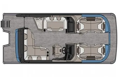 Slide: The Image of Avalon 25' Excalibur Carbon Series w/ 425HP Mercury! 2026 - 2