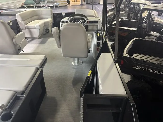 Slide: The Image of Interior of 2026 Godfrey Pontoons Xperience 2086 SFLX with luxurious seating. - 15