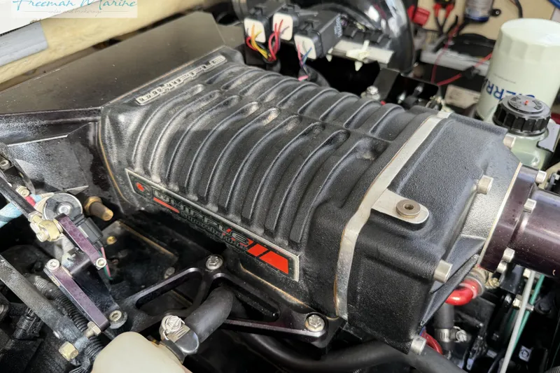 Slide: The Image of Engine of a 2007 Formula 260 Bowrider with Whipple supercharger. - 26