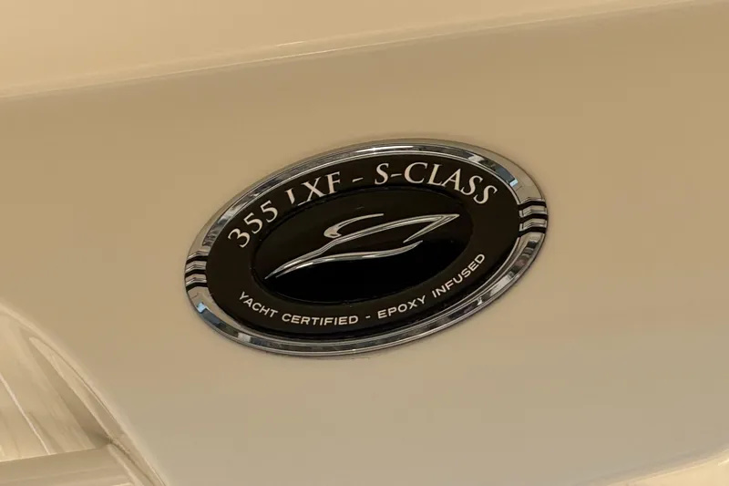 Slide: The Image of 2021 Scout 355 LXF S-Class emblem, yacht certified, epoxy infused. - 77