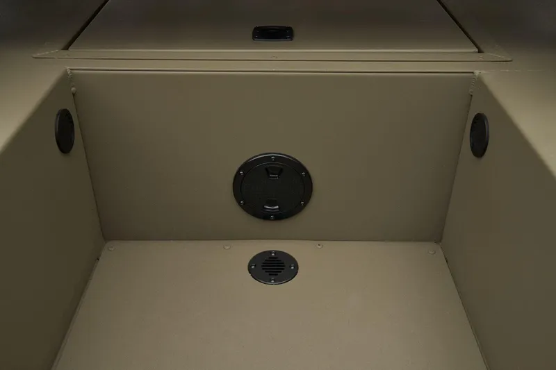 Slide: The Image of Manufacturer Provided Image: 2025 Tracker Grizzly 2072 CC Sportsman interior storage compartment, featuring durable design and utility. - 22