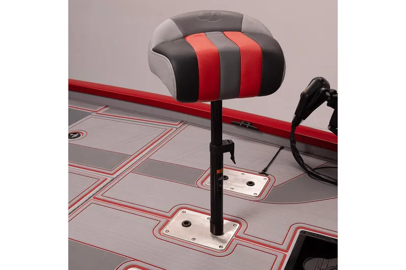 Slide: The Image of 2026 G3 Sportsman 1810 SE boat with powerful outboard motor in a marina setting. - 5