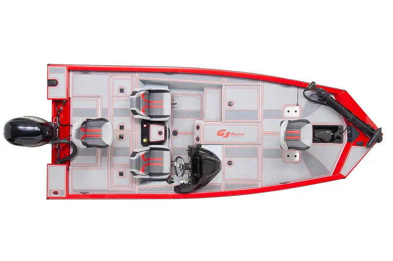 Slide: The Image of 2026 G3 Sportsman 1810 SE boat dashboard with steering wheel and gauges. - 8