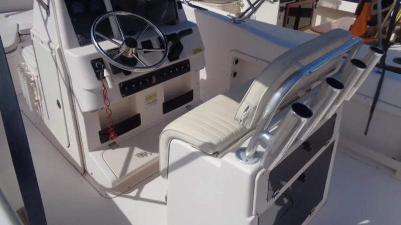 Slide: The Image of Interior view of a 2001 Grady-White Escape 209 boat. - 9