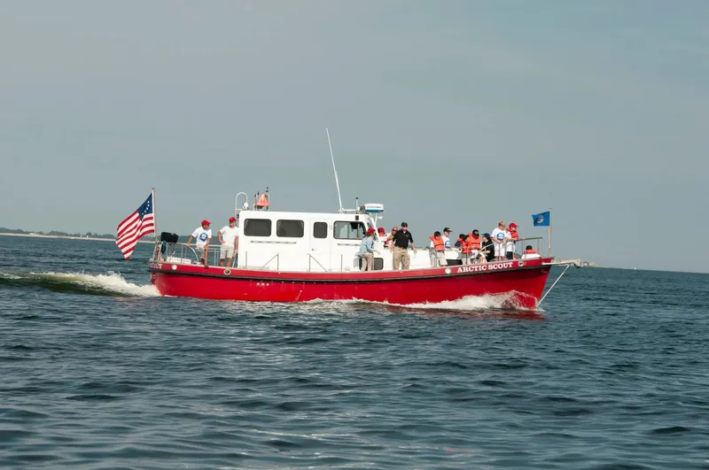 Slide: The Image of US Coast Guard Arctic Survey Trawler 1965 - 2